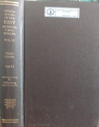 Image of The Sacred Books of The East Vol. 32 : Vedic Hymns Part I
